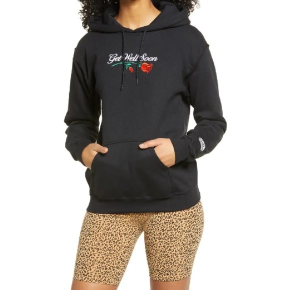 🎁 Petals And Peacocks Get Well Soon Hoodie UNISEX - Picture 1 of 6